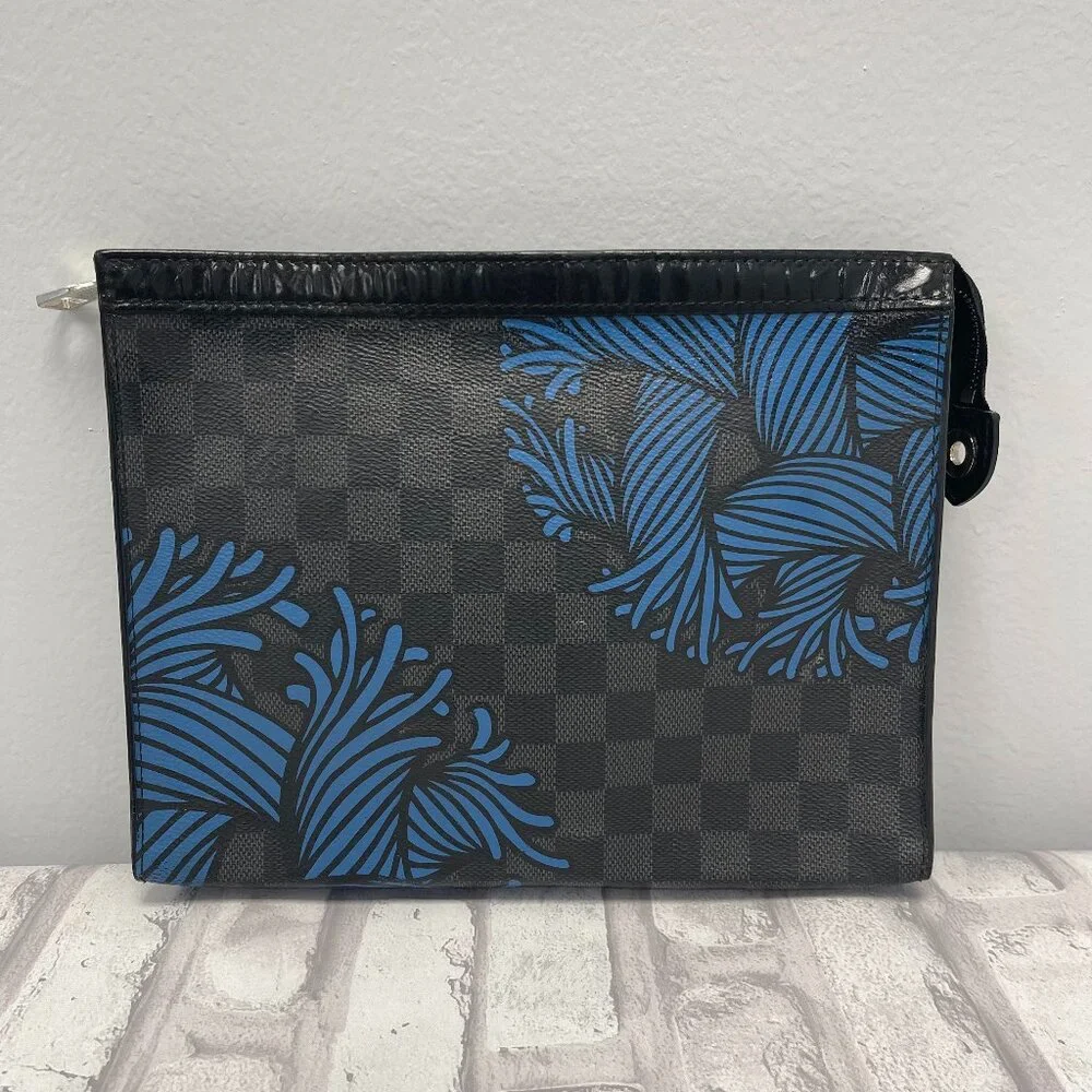 Louis Vuitton Damier Graphite Christopher Nemeth Pochette Voyage Rope - Preowned